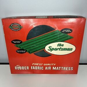 Bill Dodge Associates Sportsmen Vintage Air Mattress. NEW. The Sportsman. Rare